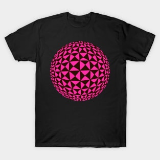 Glitch Ball Pink T-Shirt